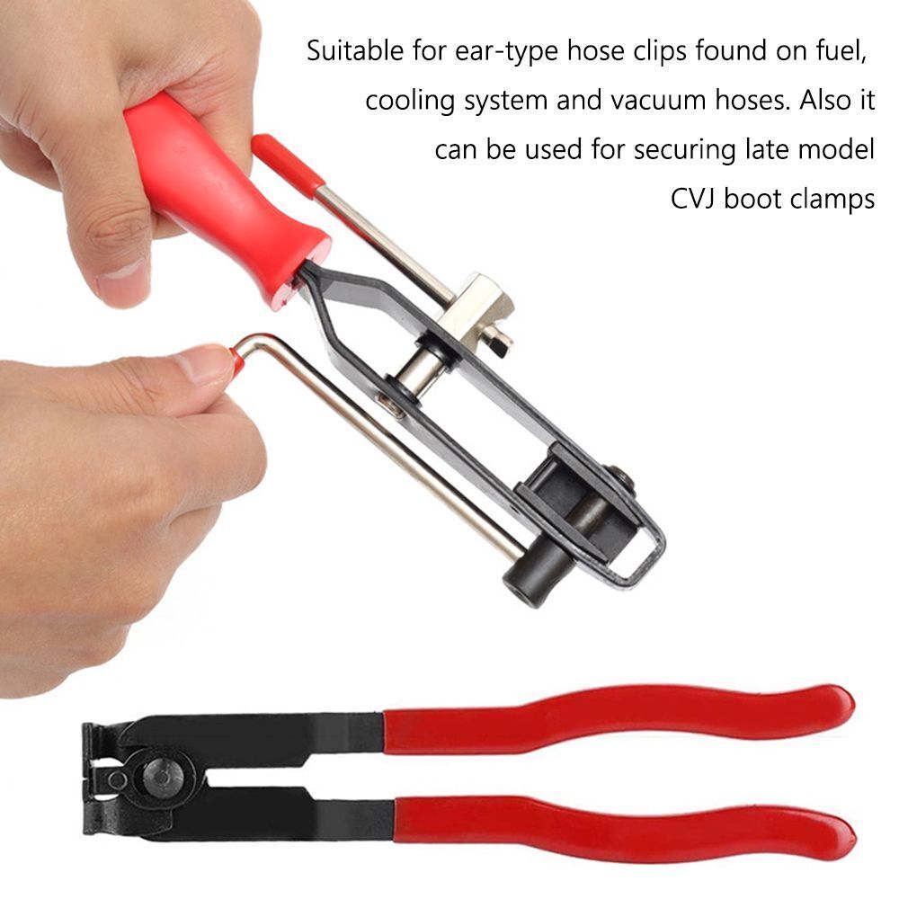 Hose Clips Crimps and Flattens Clamps CV Joint Ear Clamp Banding Tool Set