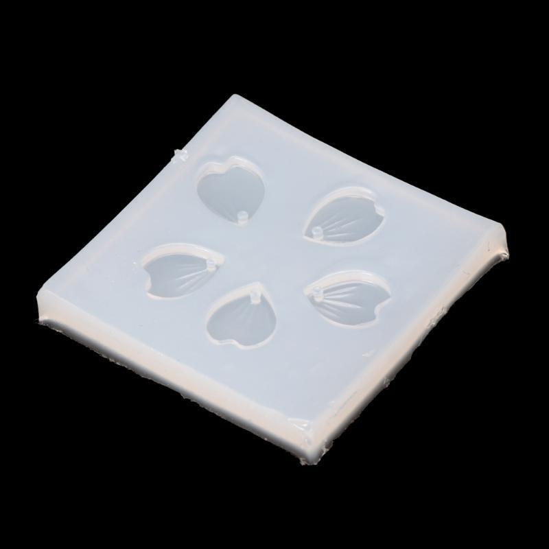 Silicone Mold Cherry Blossom Petal Pendant Mold For DIY Handwork Jewelry Finding