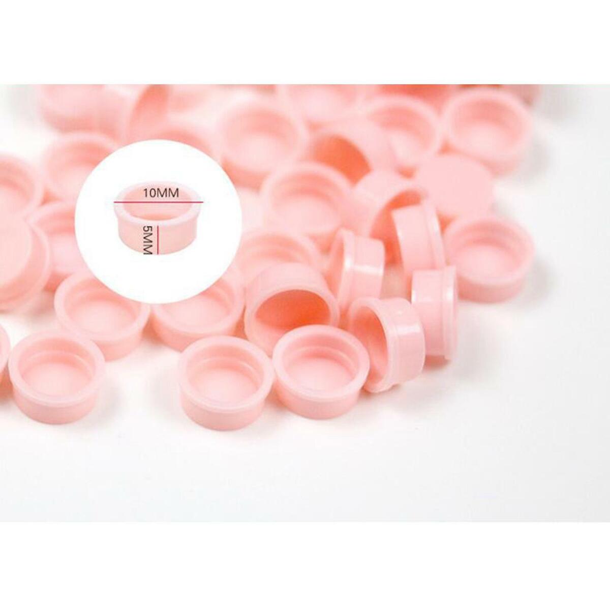 100 *  Extensions  Lashes Fan Glue Cups Planting Grafting Tool