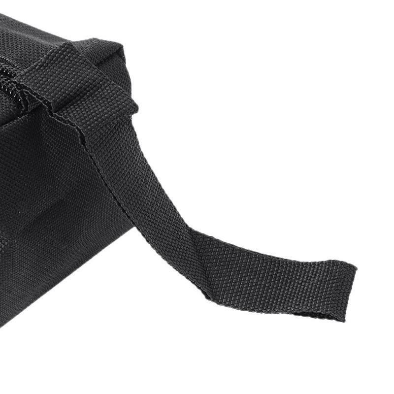 Waterproof Oxford Canvas Tool Bag Screw Nails Drill Bit Metal Parts Storage Case