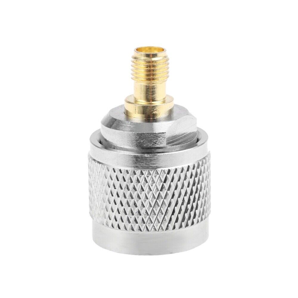 1pc Adapter Connector SMA Female Jack to UHF PL259 Male SO239 Plug Free Hanging