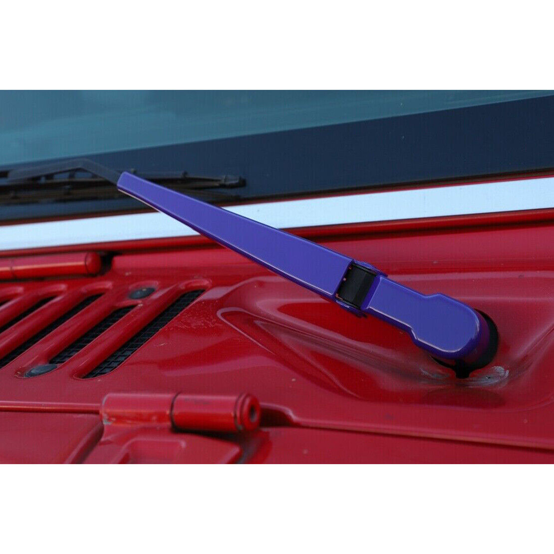 Purple Front Wiper Cover Trim Decoration Fit for Jeep Wrangler JK 2007 to 2017
