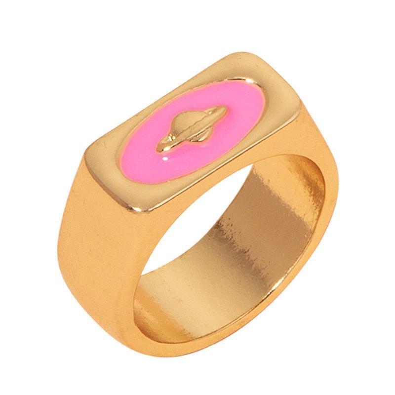 Dripping Oil Ring Made by Alloy Durable Strong Girl Female Favourite Decoration