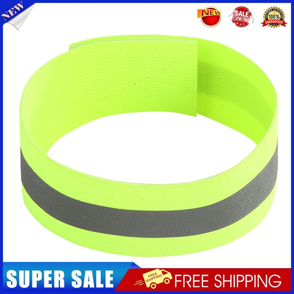 Night Reflective Safety Belt Outdoor Arm Strap Luminous Arm Band (Green)