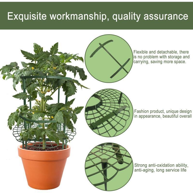 DIY Planting Rack Kit Flower Vine Climbing Pot Stand Support Frame Plastic
