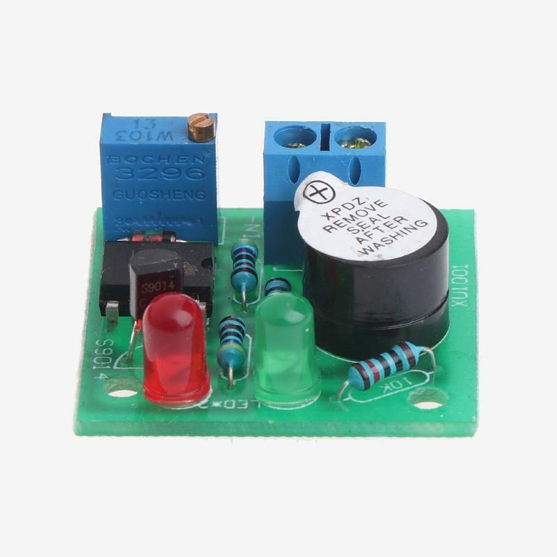 12V On-Board Battery Low Voltage Alarm Buzzer Under Voltage Protection Module