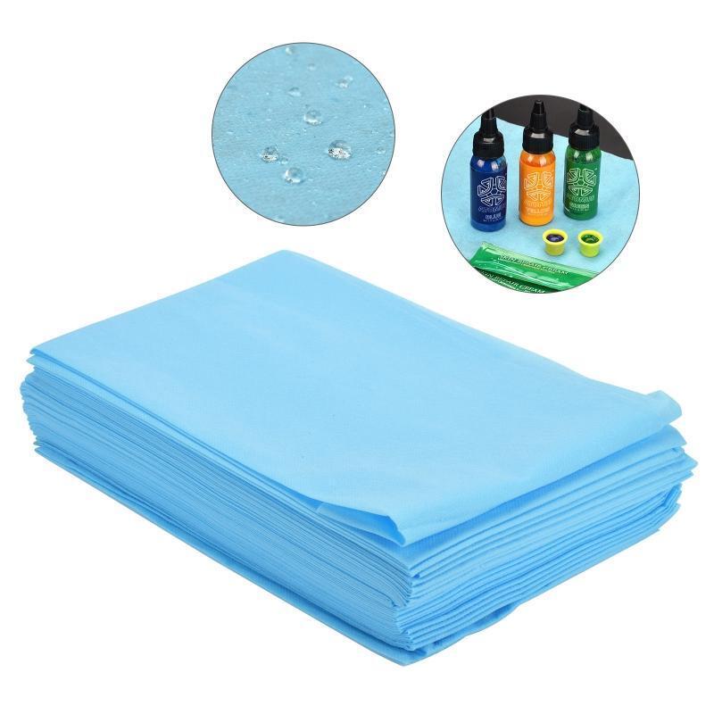 10pcs Disposable Soft Thicken Non-woven Mat Breathable Clean Tattoo Table Mats