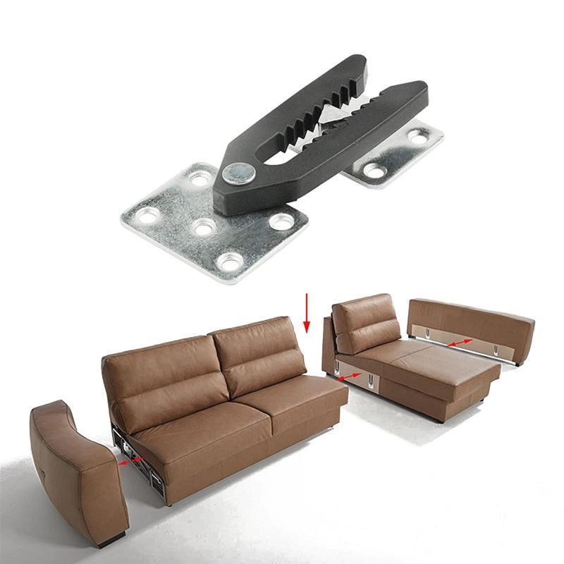 Sofa Interlocking Connector Heavy Duty Sectional Couch Joint Snap Alligator Clip