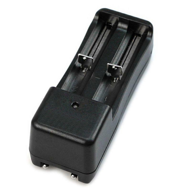 New Dual Battery Charger for 18650 16340 26650 Rechargeable Li-ion 3.7V EU