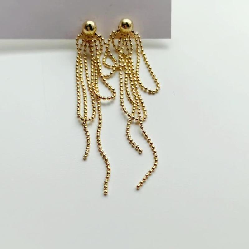 Long Threader Dangle Drop Earrings for Girls Earring Fashion Women Jewelry