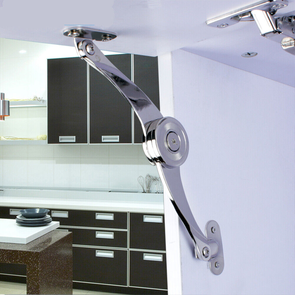 Cabinet Cupboard door Furniture Lift up Strut Lid Flap Stay Support Hinge
