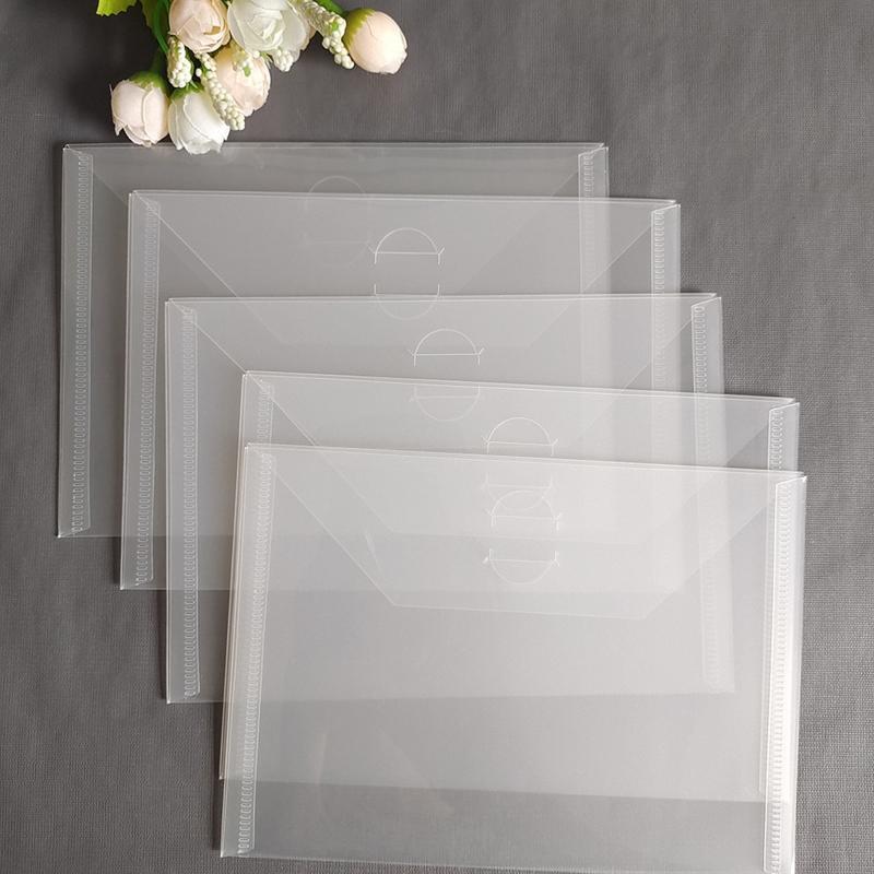 5''x7'' Stamp Storage Envelope Cutting Dies Collection Wallet Plastic Folder Bag