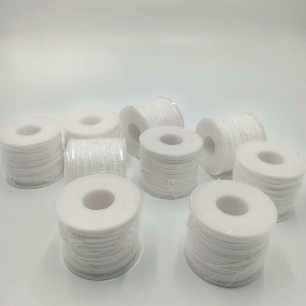 4  18Ply/ft 24Ply/ft Braided Candle Wicks 200FT 61M Candle Making