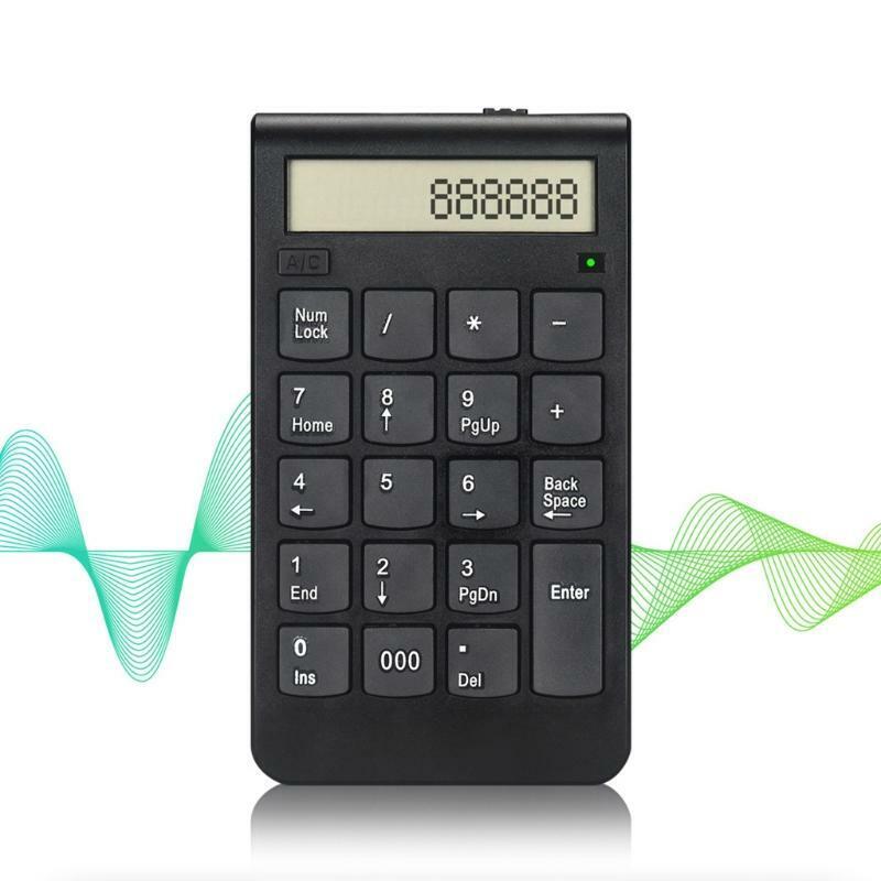 2.4G USB Wireless Numeric Keypad 20 Keys Digital Keyboard Laptop Computer Numpad