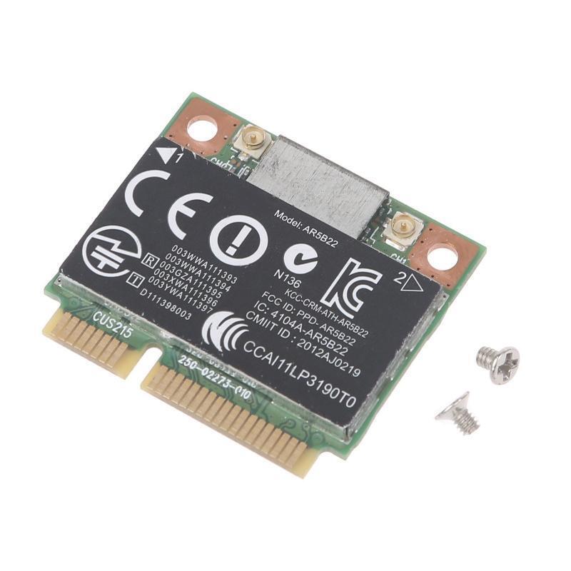 Killer AR5B22 2.4/5Ghz Wireless 802.11A/B/G/N BT4.0 Half MINI PCI-E WIFI Card