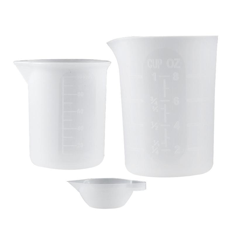 Silicone Measuring Cups DIY Glue Tools Cup Making Handmade Craft Nonstick Cups