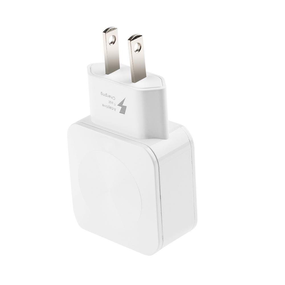 Travel 5V 2.1A 1A Dual Ports USB Wall Charger Charging Adapter US (White)