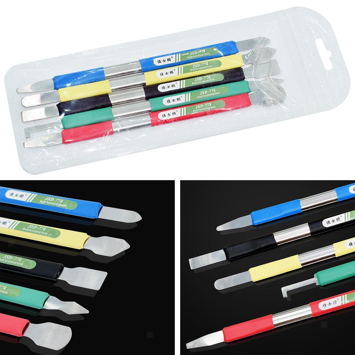Prying Opening Repair Tool Kit Professional Metal Spudger Sets for Watch