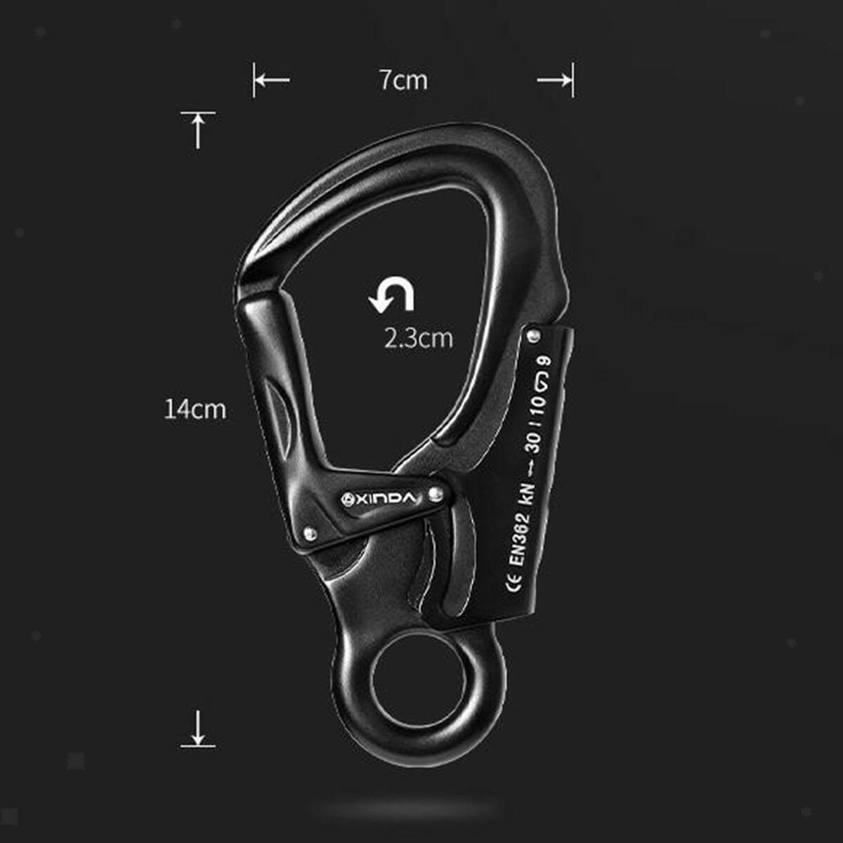 Auto Locking Carabiner Aluminum Alloy Clip for Outdoor Rock Climbing Swing
