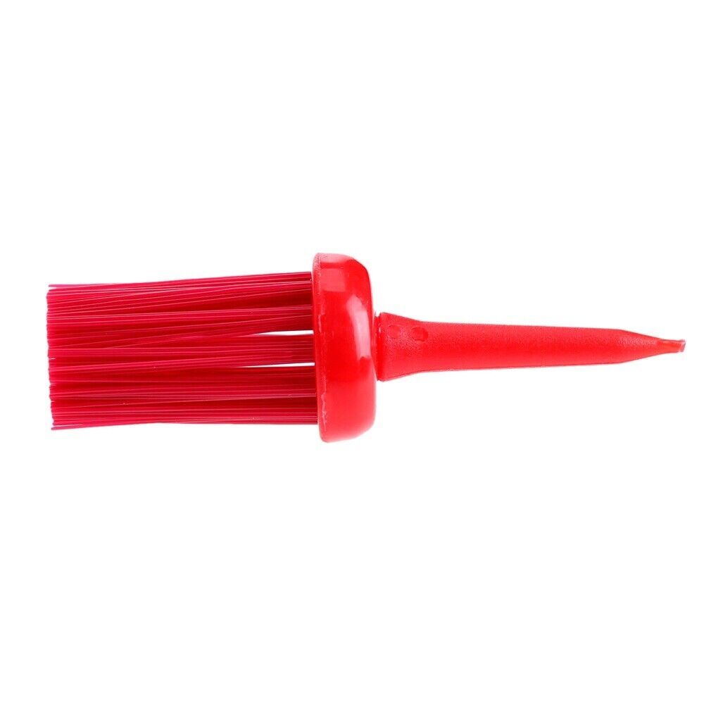 Red 62mm Plastic Bristle Golf Brush Tees Outdoor Sport Driver Training Tee 50Pcs