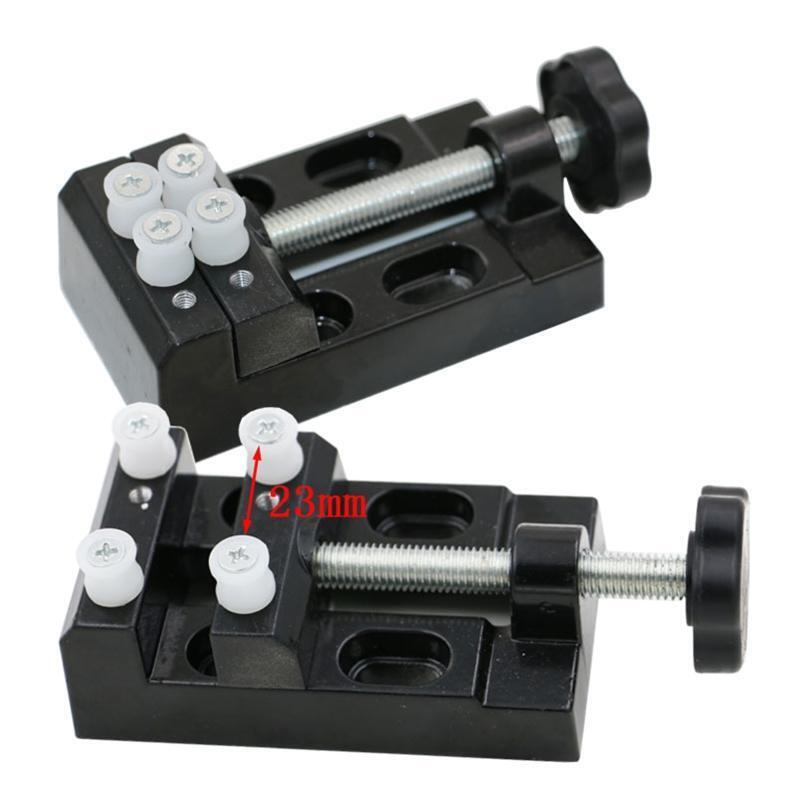 Portable Mini Jaw Bench Clamp DIY Sculpture Craft Parallel Table Vise for Drill