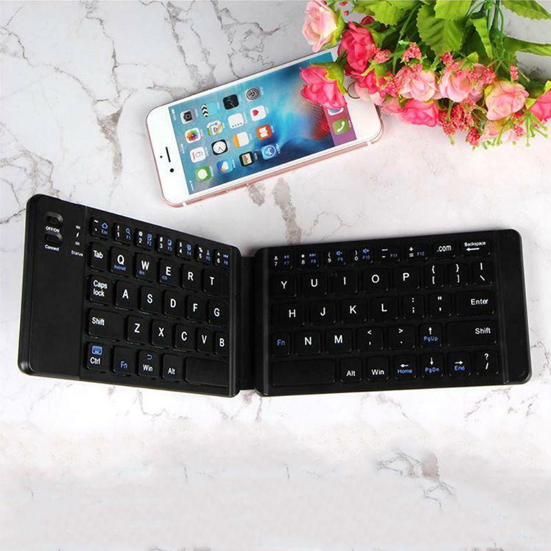 Foldable Wireless Keyboard for IOS/Android/Windows ipad Tablet phone
