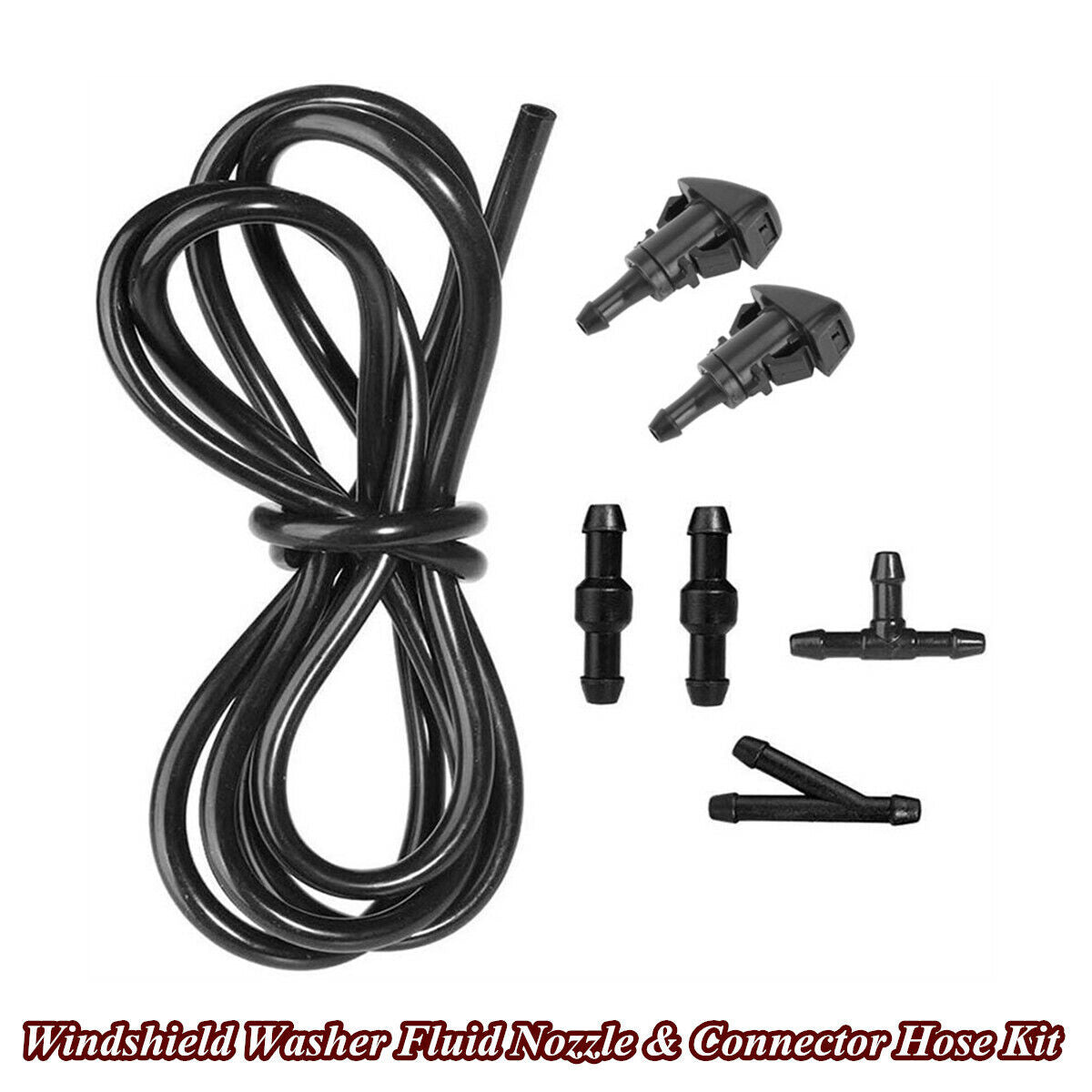 Car Front Windshield Wiper Washer Nozzle Connector Hose Kit #4805742AB 5116079AA