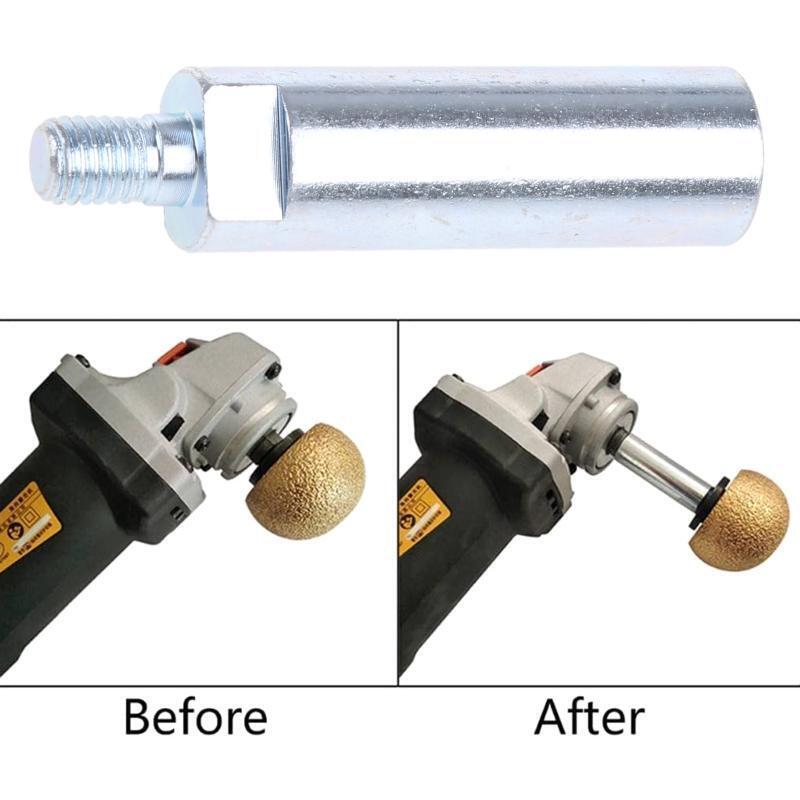 100/125 Angle Grinder Thread Adapter M14 to M10 Extension Connecting Rod Steel