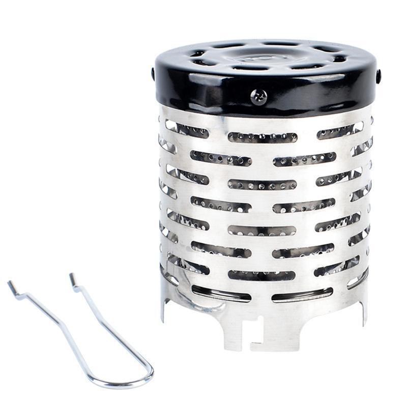 Outdoor Mini Heater Stove Stainless Steel Camping Tent Warming Stove Cover