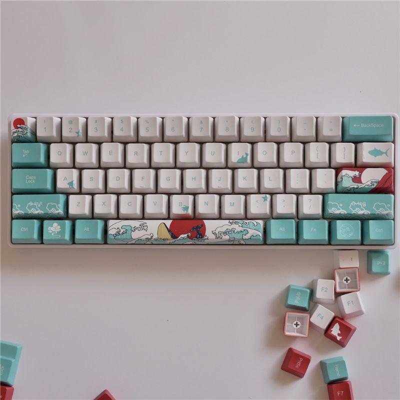 SpaceBar Keycap PBT Five Sides Dye-Subbed Spacebar Replacement Part for Keyboard