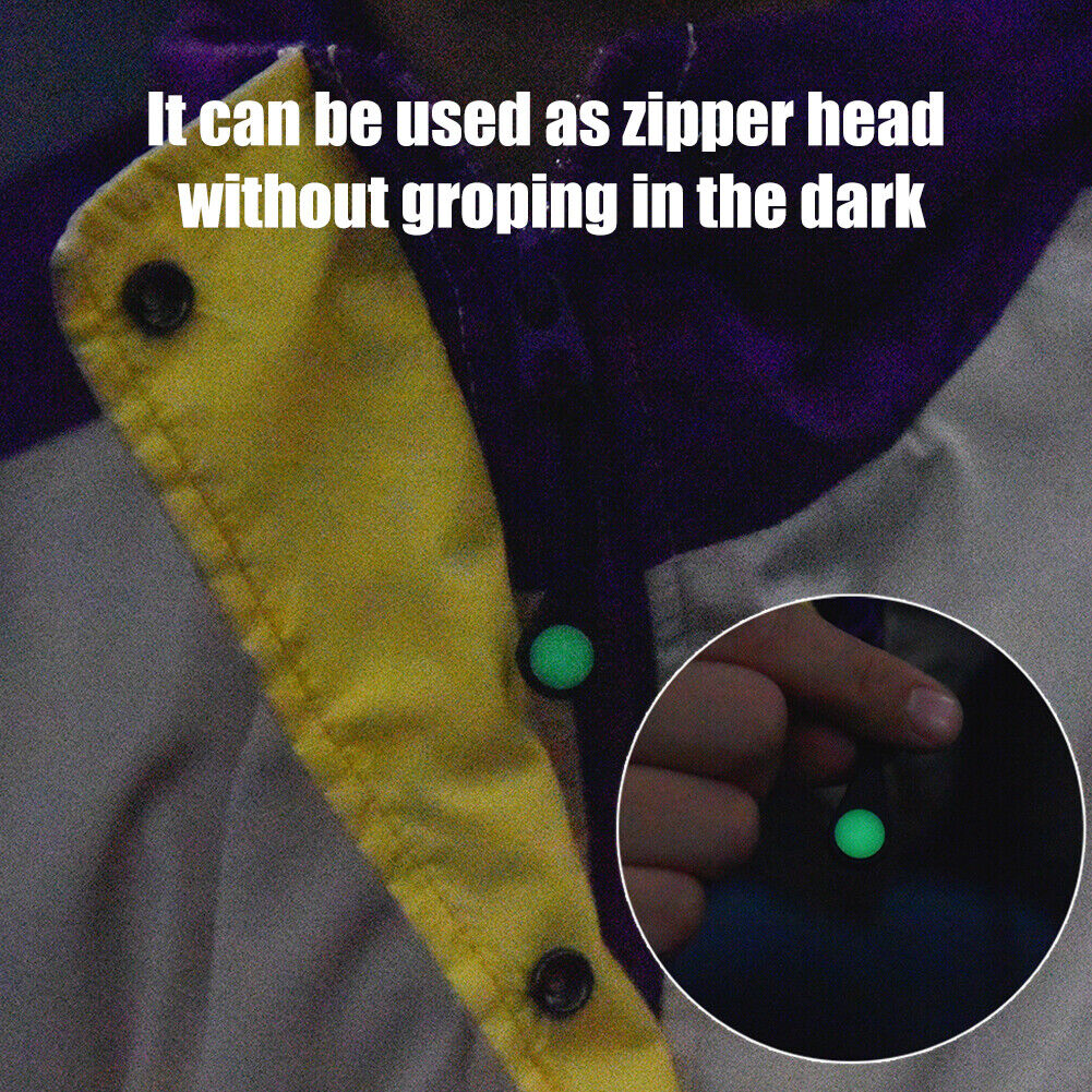 Outdoor Camping Hiking Backpack Anti-lost Luminous Zipper Pull (20pcs)