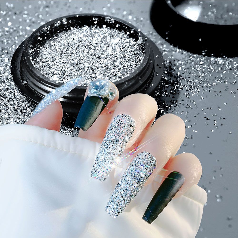 New Fashion Highlight Crystal Strobe Reflective Nail Diamonds Buddy