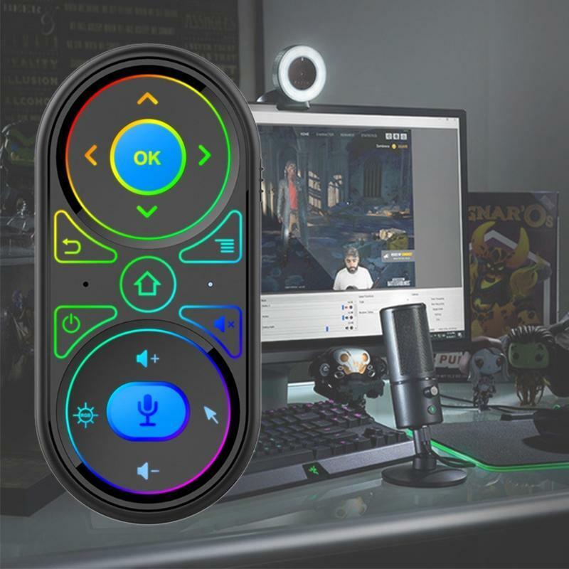 2.4G Wireless Rechargeable Mini Remote Controller Air Mouse Voice Controller