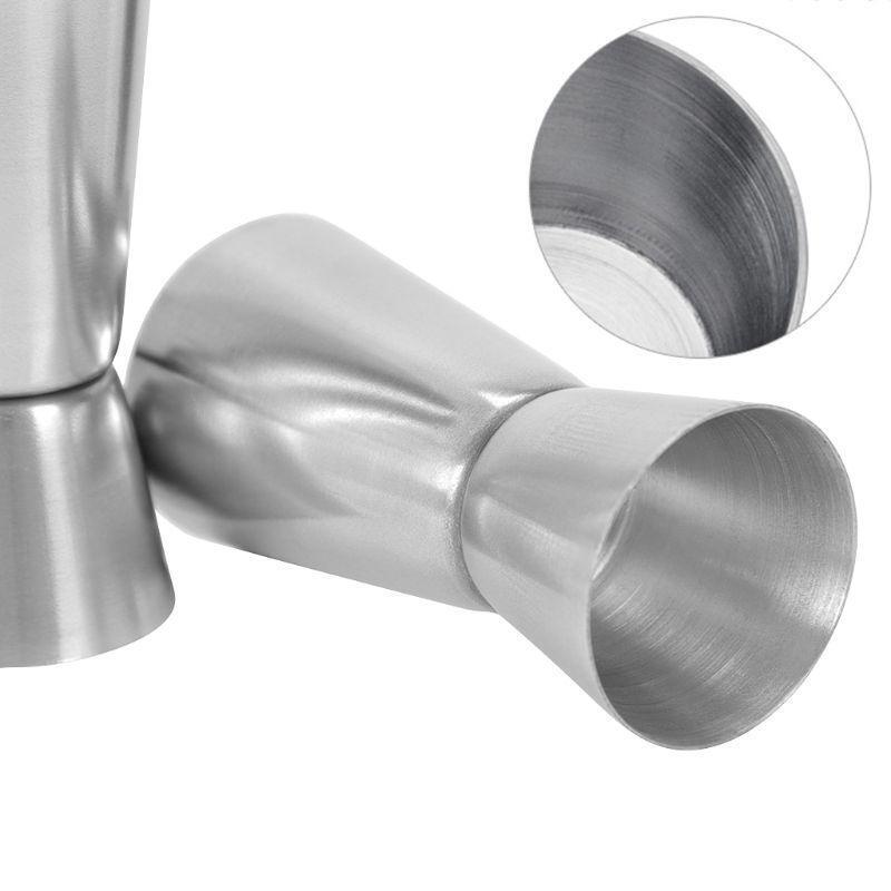 25/50ml Stainless Steel Cocktail Measuring Jigger Double Jigger Measure Shot Cup