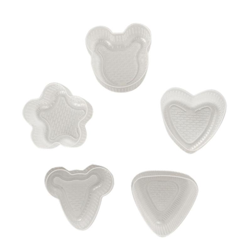 6 Pieces PP Sushi Moulds Press Rice Ball Making Reusable Easy to Operation