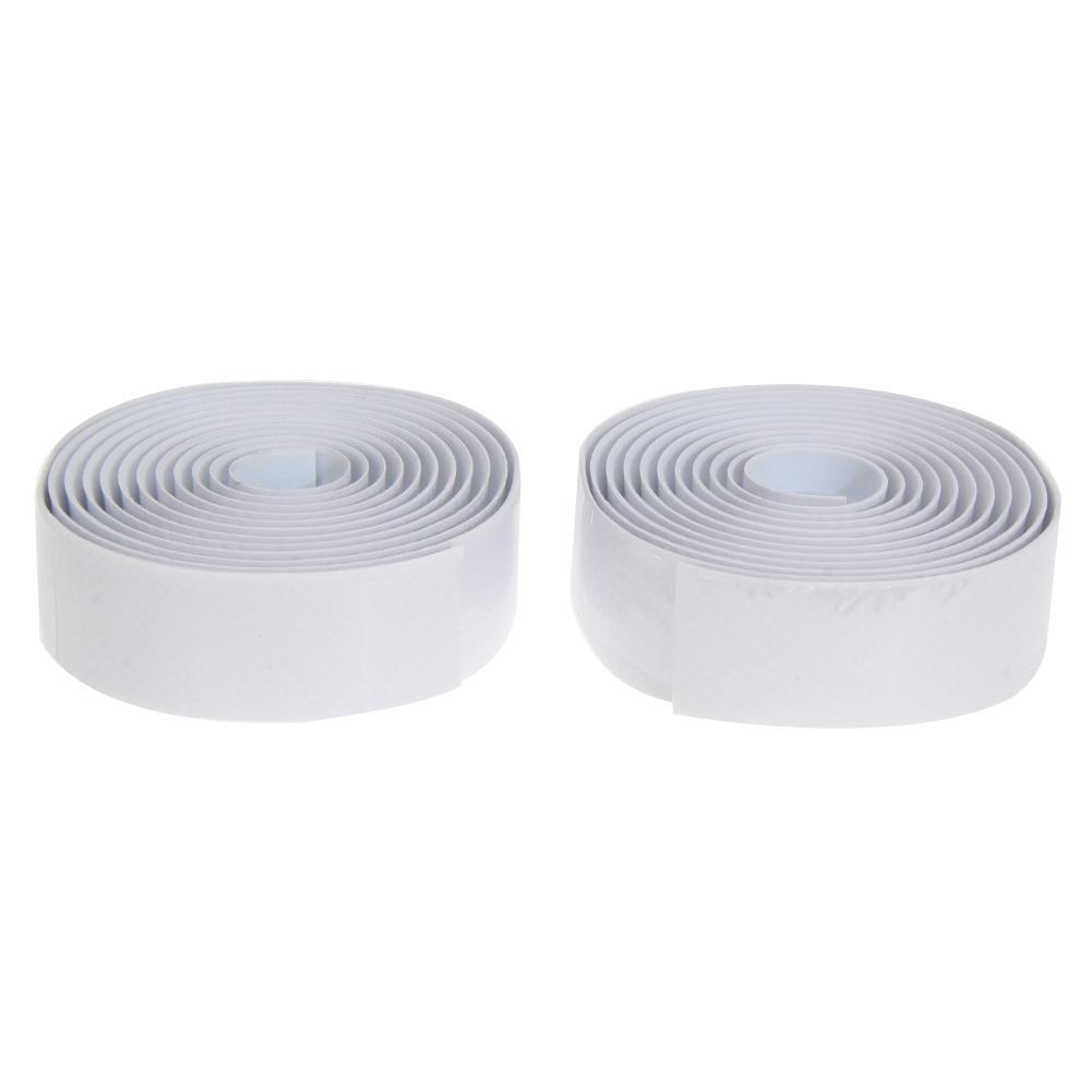 Cycling Cork Handlebar Tape Black + 2 Bar Plug Carbon fiber white