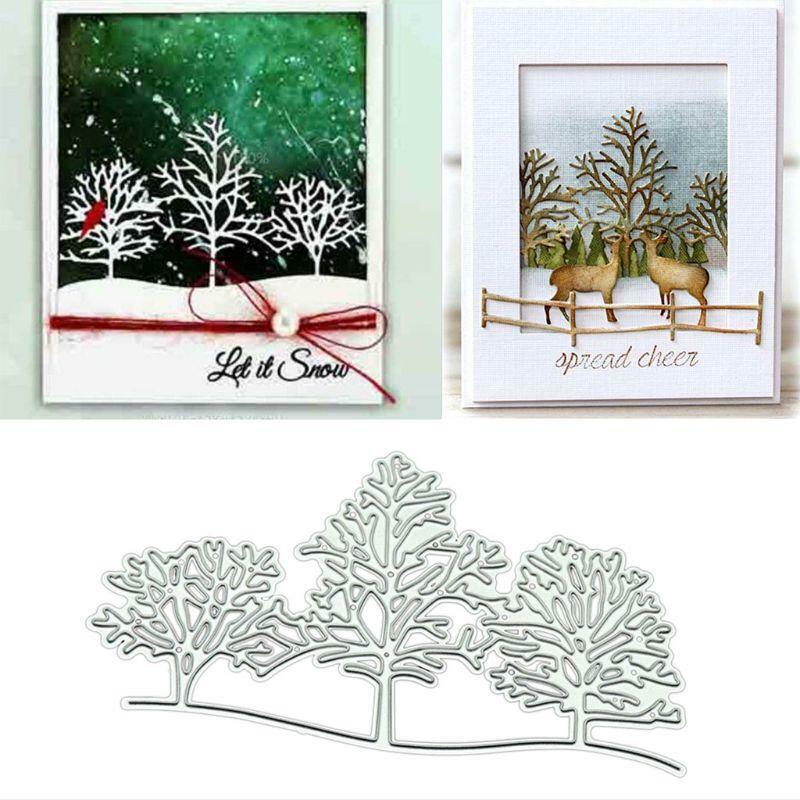 Trees  Metal Cutting Dies Stencil DIY Scrapbooking Album Paper Card Craft Decor