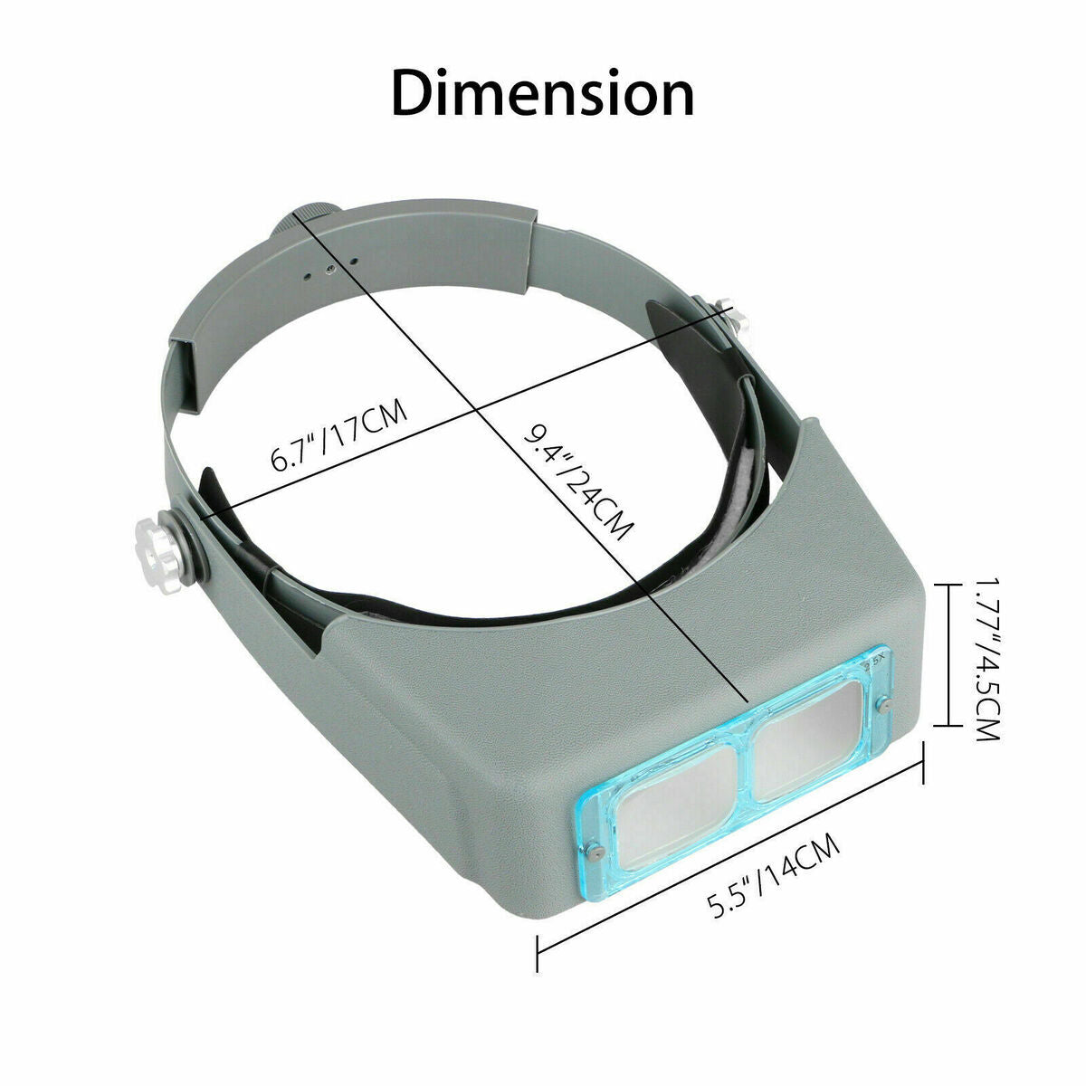 Reading Lens Jewelry Repair Loupe Magnifying Glasses With 4 Lenses Magnifier