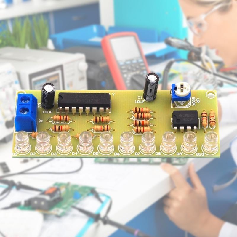 Practice Learning Board Digital LED Electronic Clock DIY Kits PC B Practice