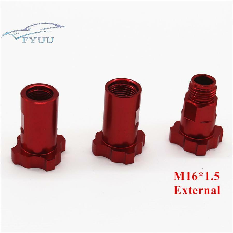 1pc M16 x 1.5mm Red Aluminum For PPS Spray Gun Cup Adapter Spray Gun Connector