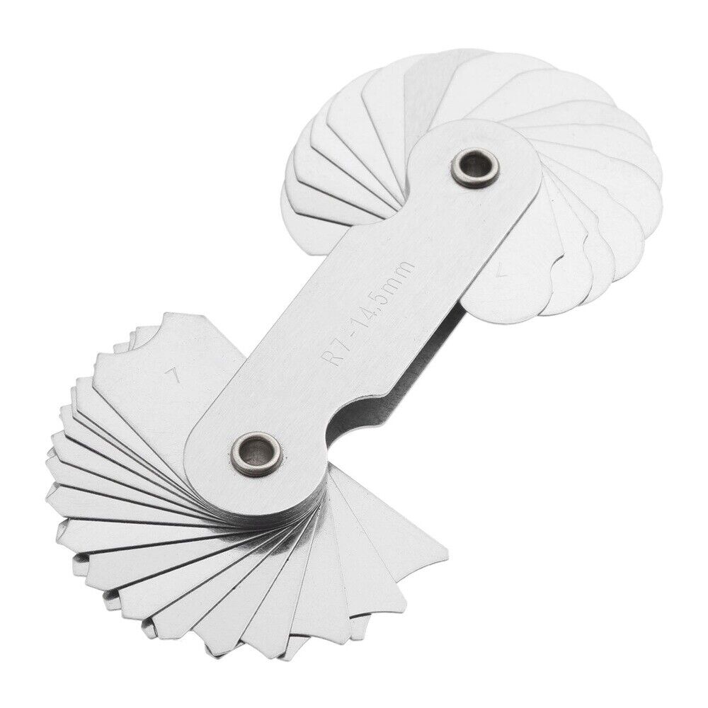 Professional Folding 32 Blade R7-14.5mm Radius Gauge Gage Measure Measuring Tool