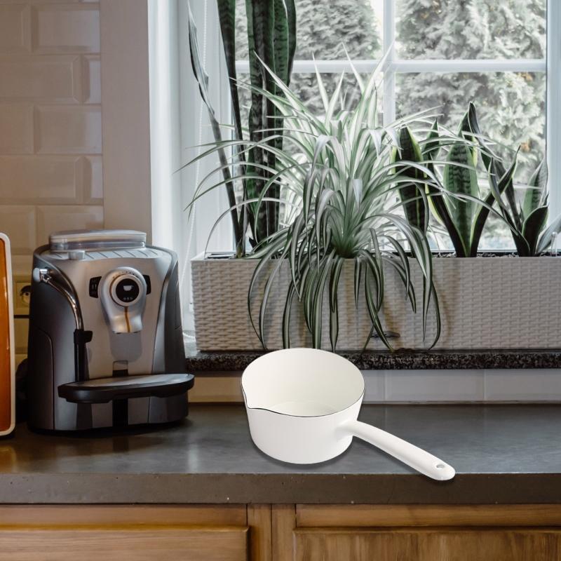 Nonstick Sauce Pan Milk Pans Small Pots Enamel Material Sauce Pans Sauce Pans