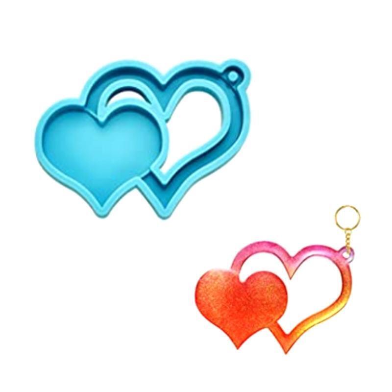 5 Pieces Silicone Pendant Moulds Silicone Clay Molds Silicone Chocolate Moulds