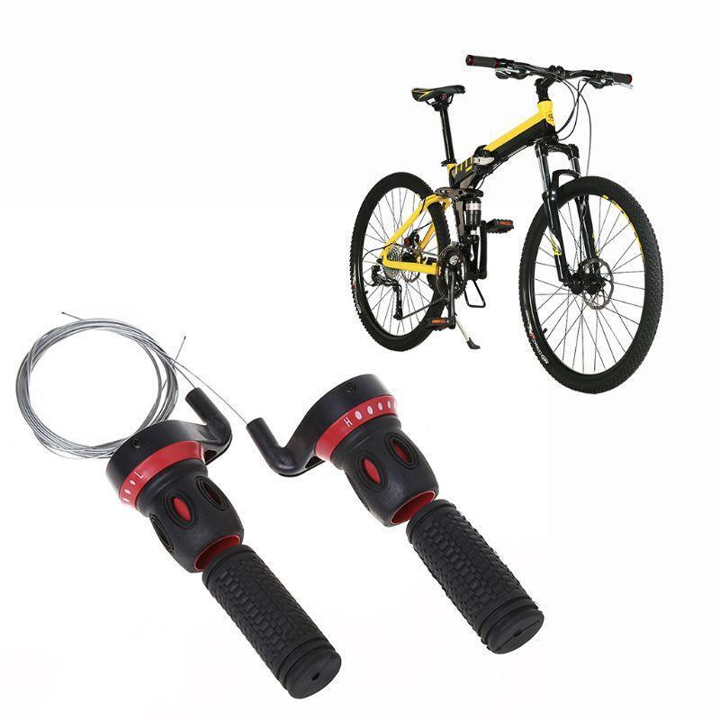 1 Pair Derailleur Grips Bicycle Lever Transmission Twist Grip Speed Change MTB