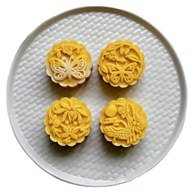 Cookie Stamps Moon Cake Maker Mid-Autumn Festival DIY Pastry Tool Moon Cake Mold