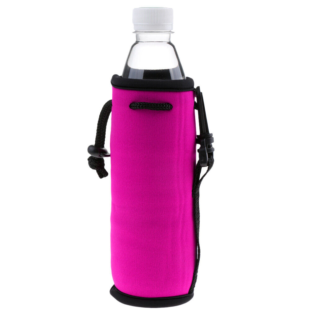 2Pcs Neoprene Insulated Water Drink Bottle Cooler Carrier Cover Sleeve