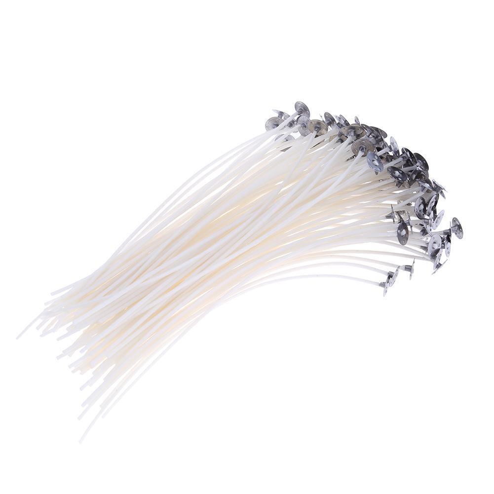 100pcs Candle Wicks Waxed Cotton DIY Making Candles Party Supplies(20cm)