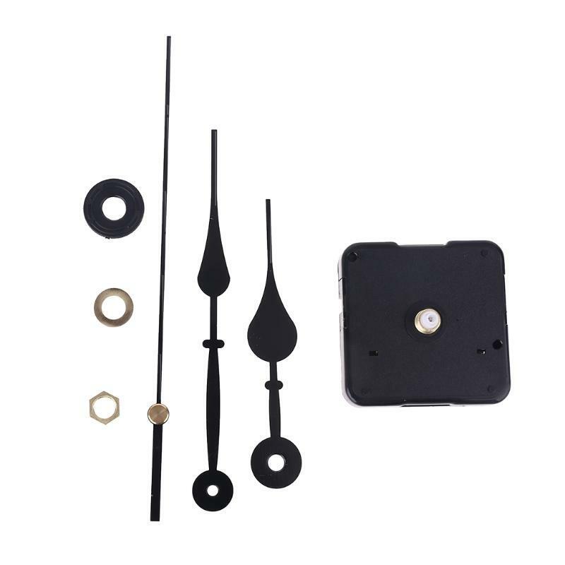 Quartz Wall Clock Movement Mechanism Motor Hands Battery Operated DIY Repair Kit