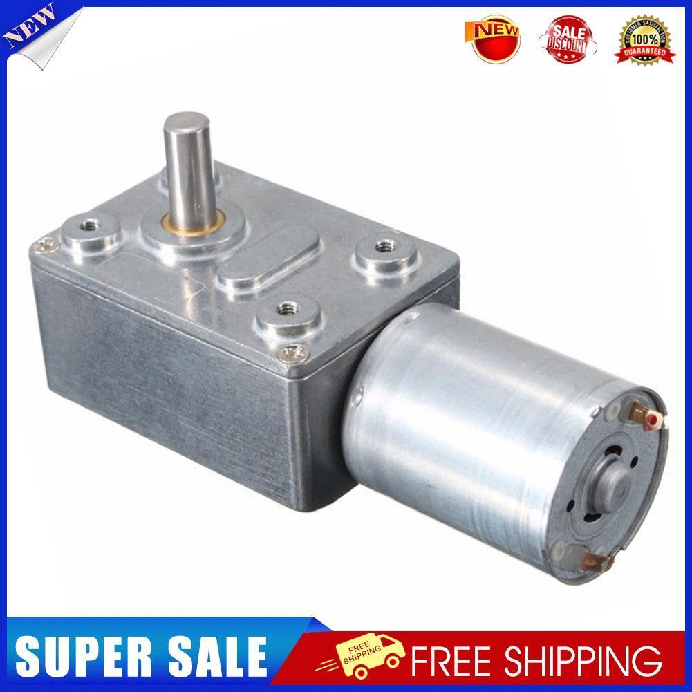 DC 12V Gear Speed Reduction Motor High Torque Turbine Geared Motor (50rpm)