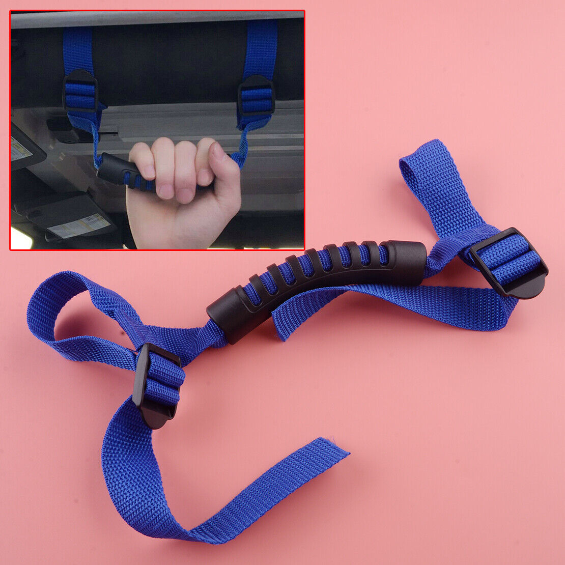1x Roll Bar Grab Roof Handle Grip Holder fit for Jeep Wrangler YJ TJ JK JL